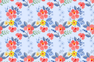 Beautiful Flowers Seamless Pattern – A Versatile Design for Creative Projects