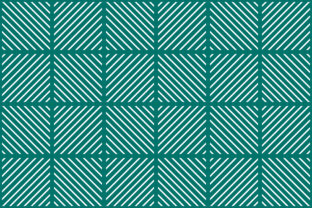 Block Stripes Pattern Teal