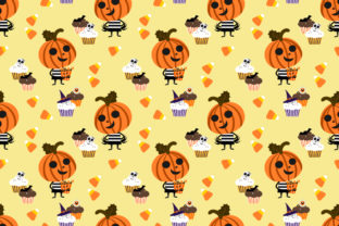 Bringing Halloween Magic to Life: The Halloween Pumpkin Cartoon and Candy Seamless Pattern