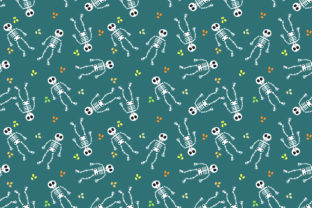 Halloween Skeleton Seamless Pattern: A Versatile Design for Creative Projects