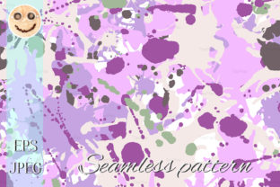 Lilac Beige Green Ink Paint Pattern: A Modern Design Trend for Creative Professionals