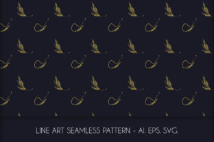 Line Art Seamless Pattern